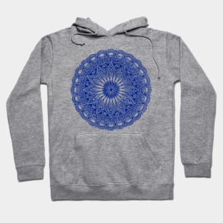 Mandala (dark blue) Hoodie